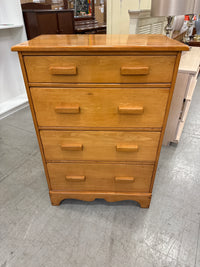 30 In. Wide Vintage Vilas Rock Maple Chest Of Drawers