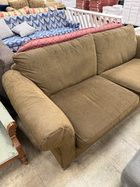 Brown Two-Seater Sofa