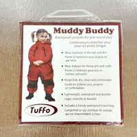 Muddy Buddy Waterproof Baby Coveralls – Red, 12 Months
