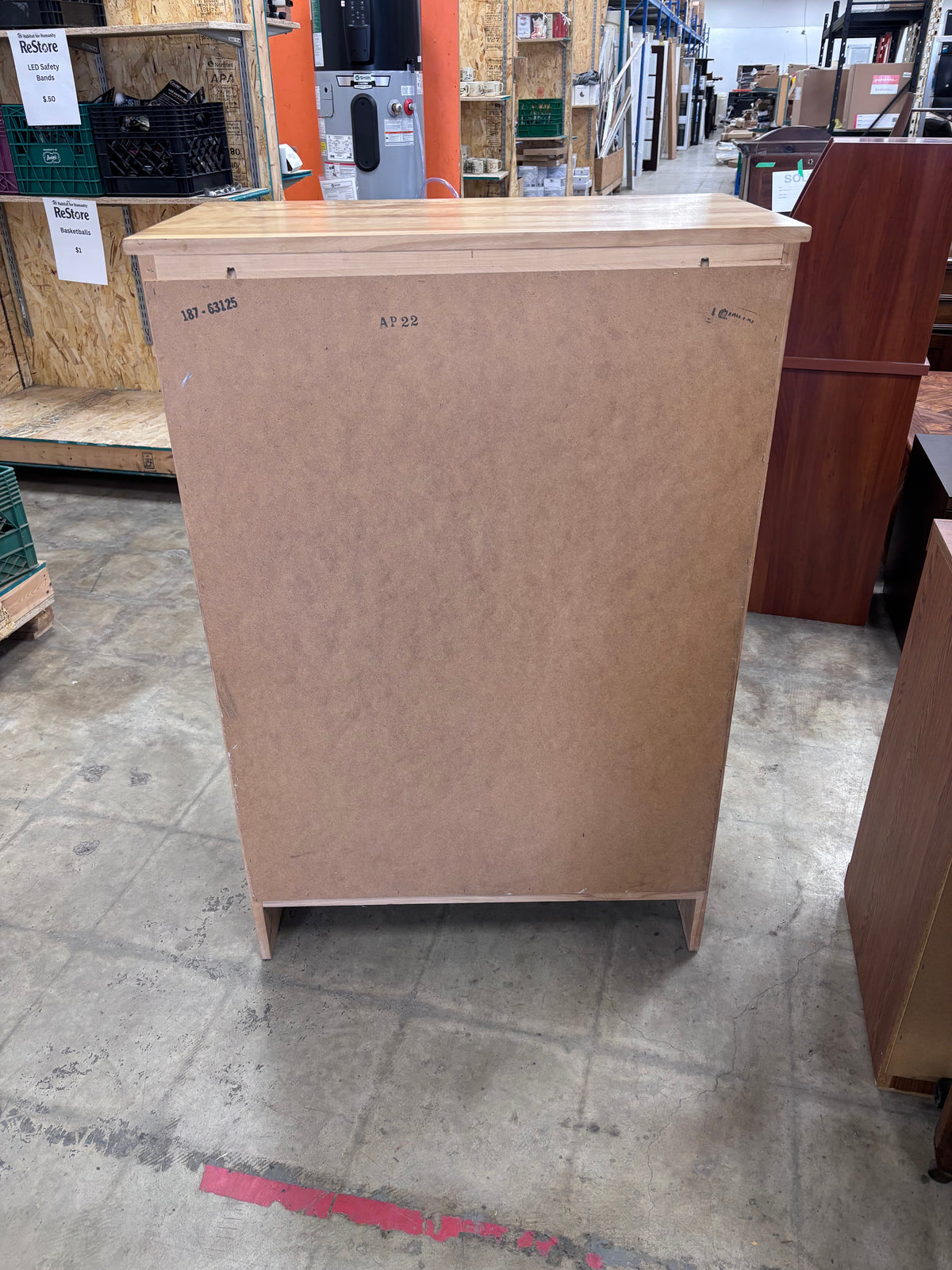 Light Wood Chest of Drawers