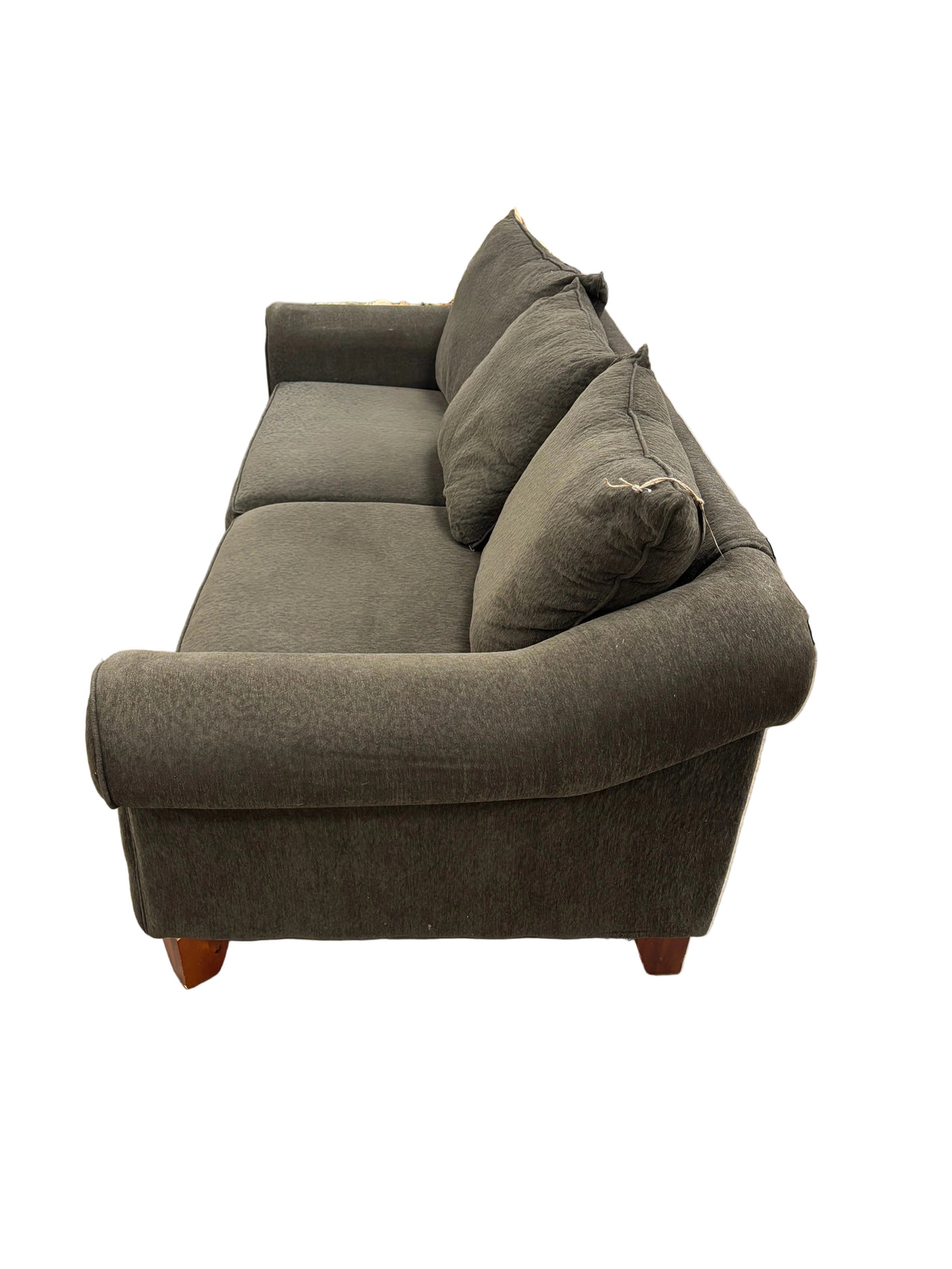 Olive Green 3-Seater Sofa
