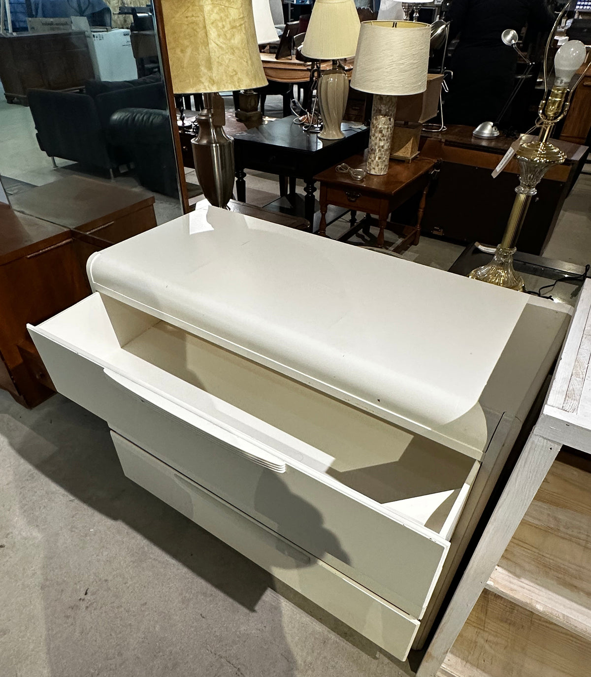 White 3-Drawer Dresser