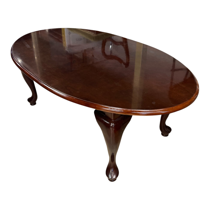 Mahogany Oval Coffee Table
