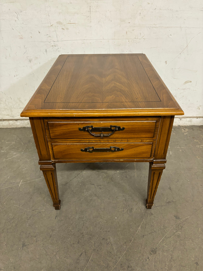 20”W Brown 1 Drawer Nightstand