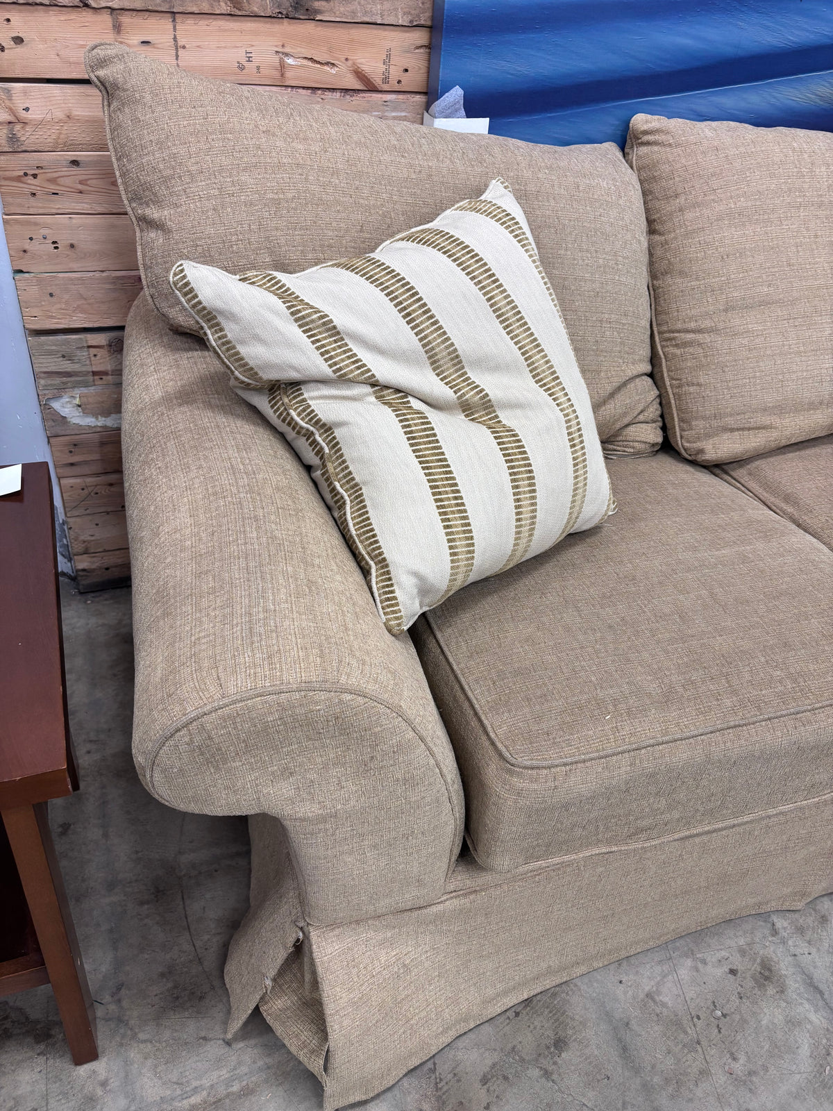 Tan 3-Seater Sofa