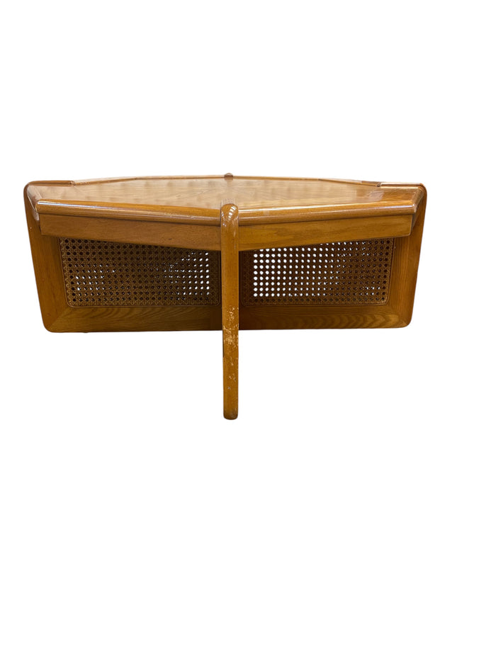 Octagon Wood Coffee Table