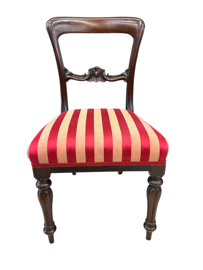 Striped Chairs - A set of four