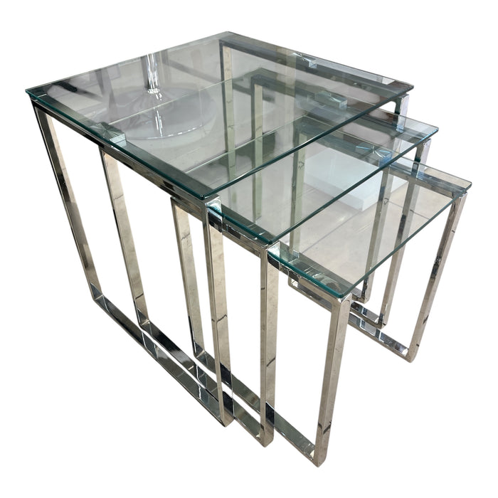 Metro Glass Nesting Tables