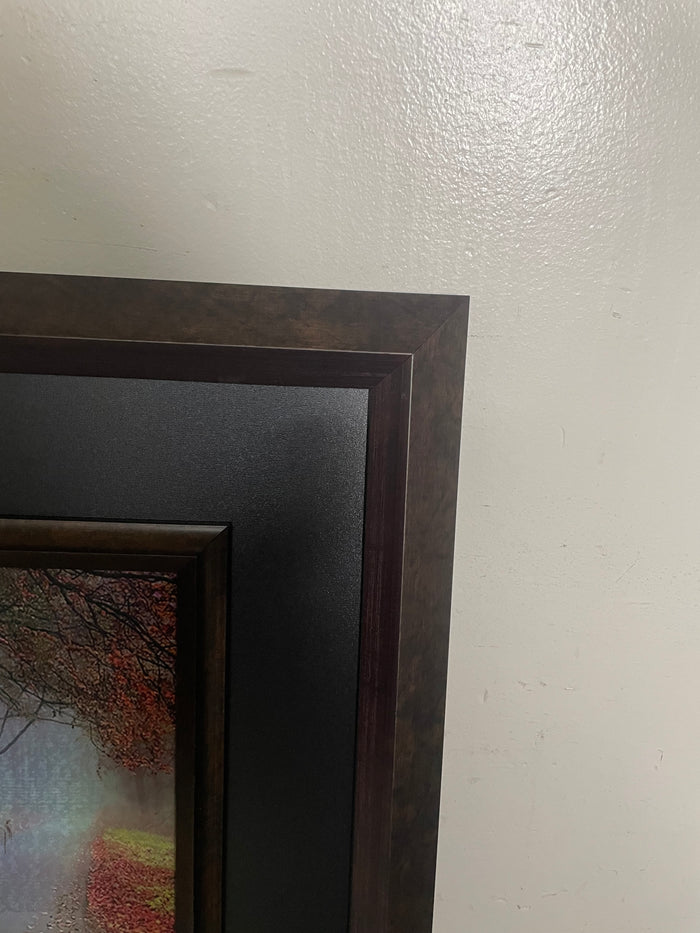 Framed Holographic Tree & Sky Wall Art