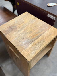 Modern Rustic Styled Woodgrain Side Table