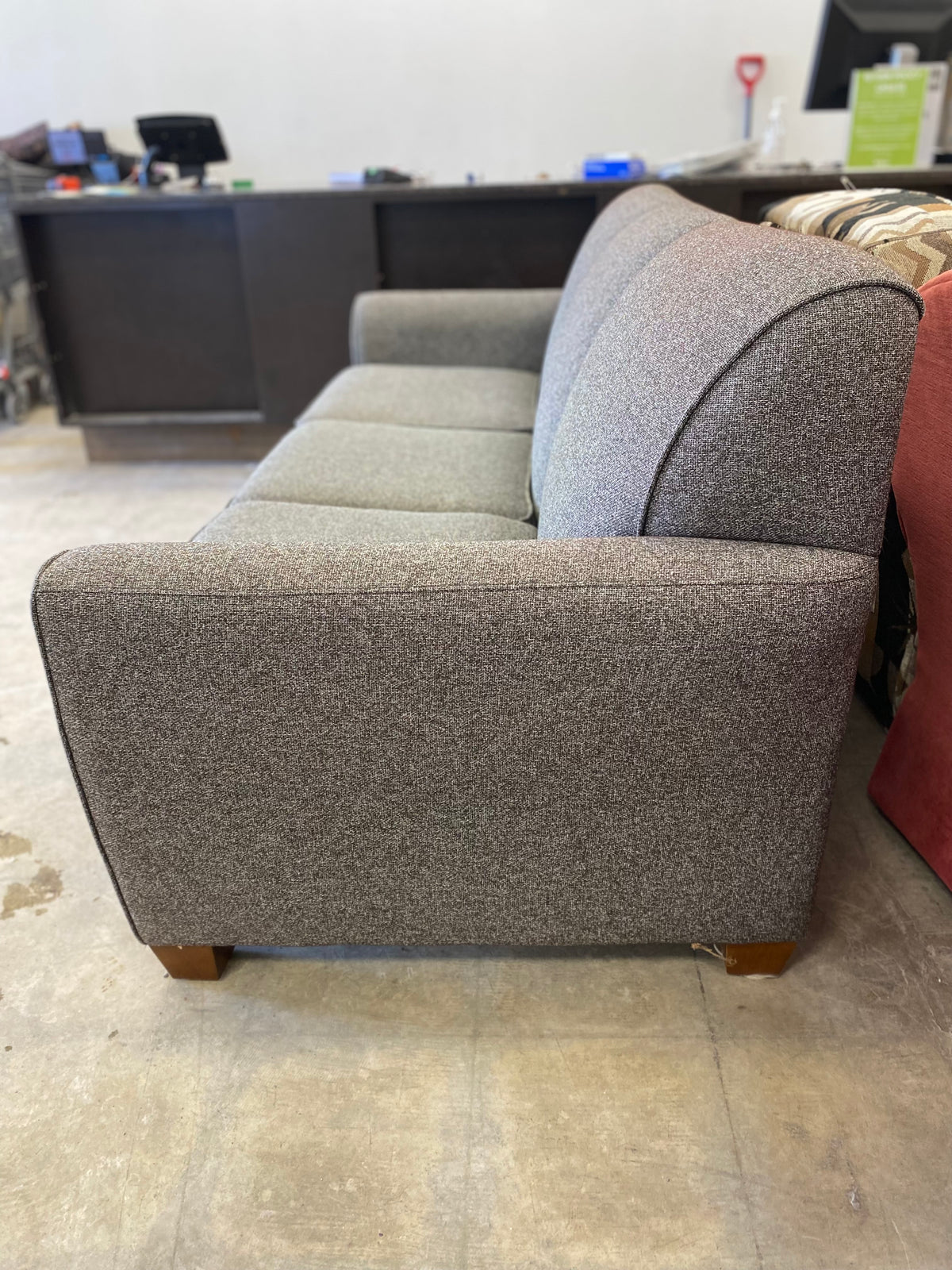 Modern Grey 3-Seater Sofa