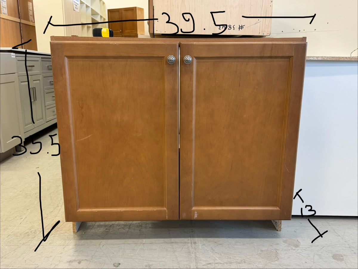 Set 24 Pieces Brown Shaker Panel kitchen Cabinets