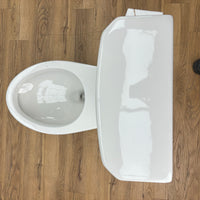 CATO 2-Piece High Efficiency Elongated Toilet, Regular Height 5730BEVU
