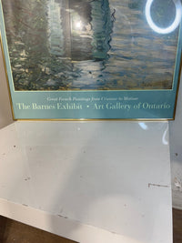 "Le Bateau-atelier" By Claude Monet Framed Print