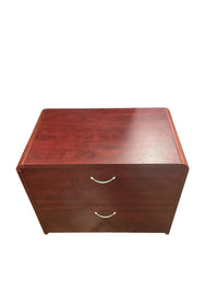 2-Drawer Wood Filing Cabinet