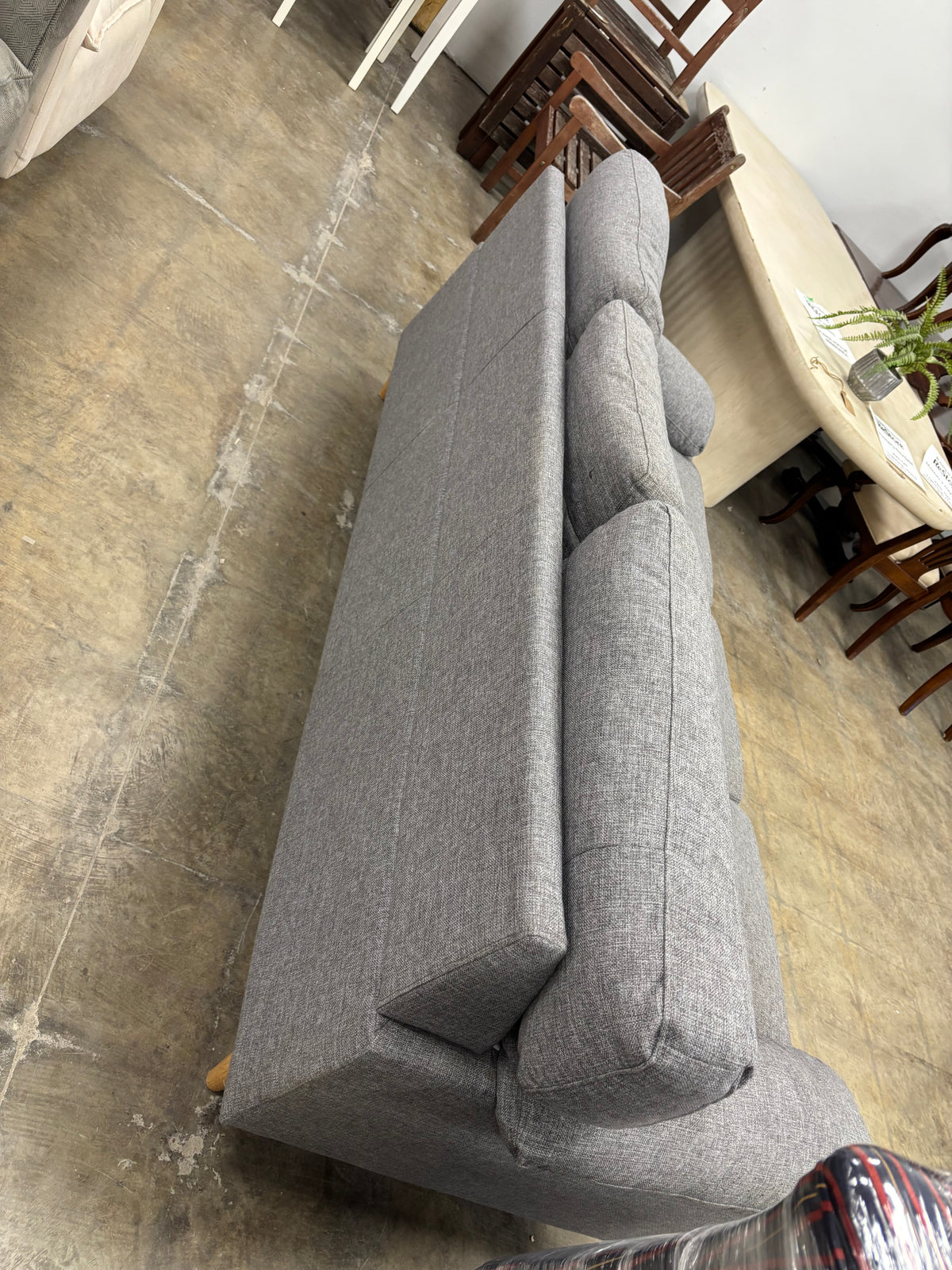 Contemporary Grey 3-Seater Sofa
