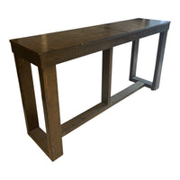 Contemporary Espresso Console Table