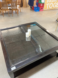 48"W Solid Wood Coffee Table