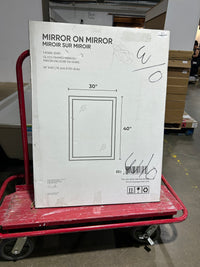 The Royal 30-inch x 40-inch Mirror on Mirror