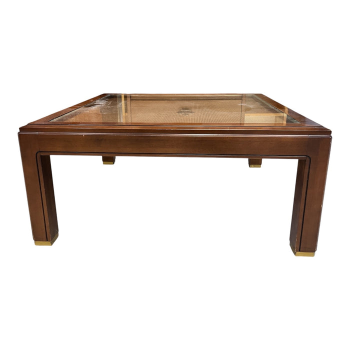 Large Midcentury Wooden Coffee Table