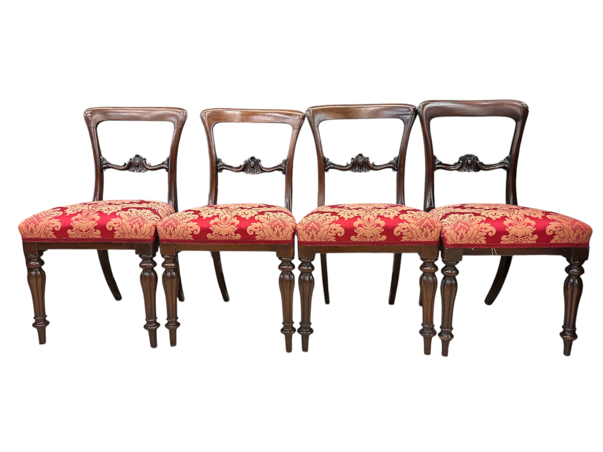 Floral Chairs - A set of four