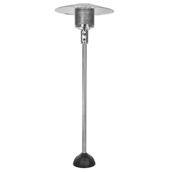 Paramount 45000-BTU Silver Stainless Steel Floorstanding Natural Gas Patio Heater