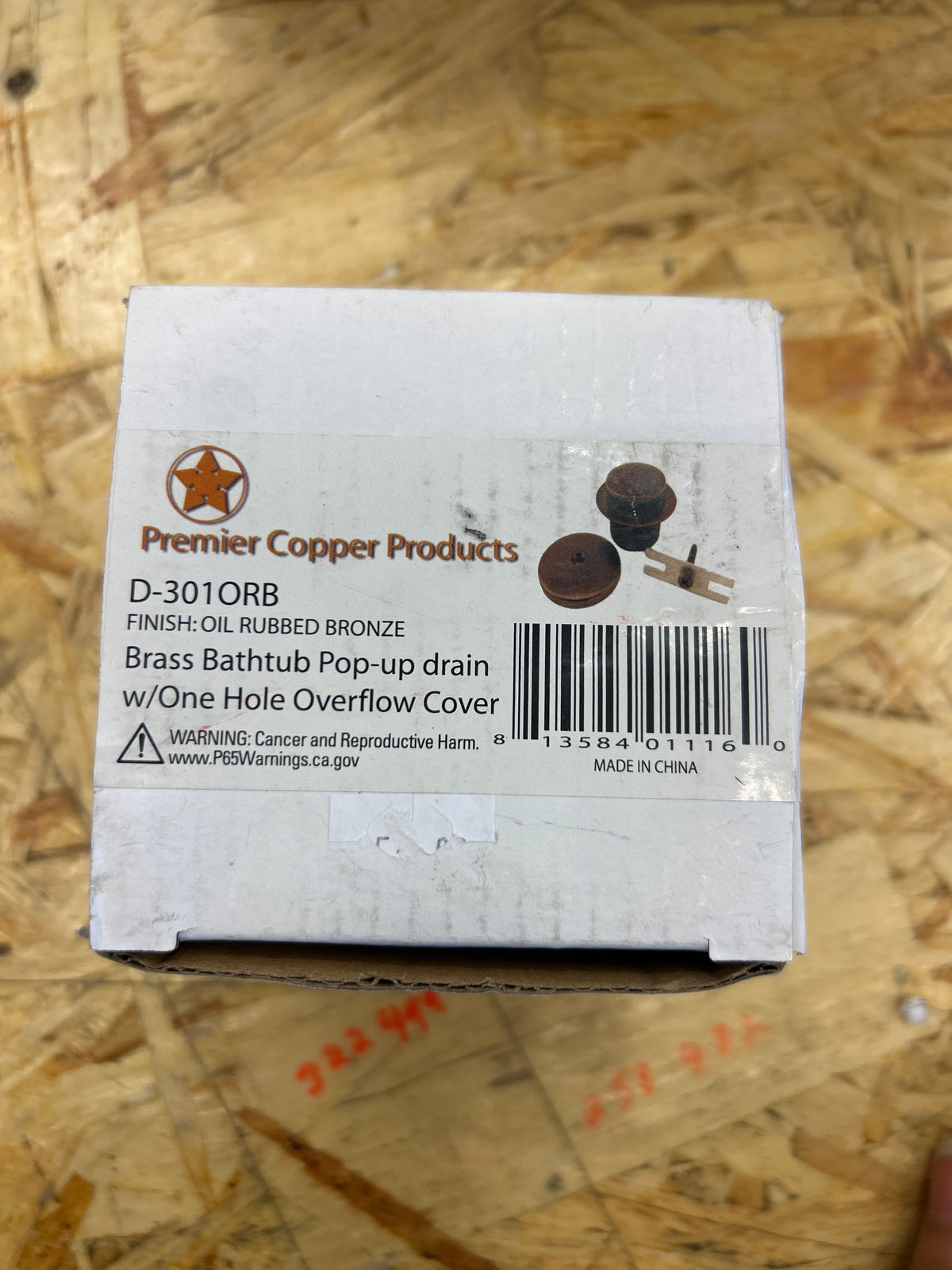 Premier Copper Tub Drain Trim and Single-Hole Overflow Cover