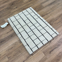 2x3-ft Blipmarks Neutral Laura Kirar Rug, 100% Wool, 2-0094104