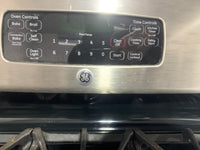 Freestanding GE Stainless Gas Range W/5-Burner Cooktop