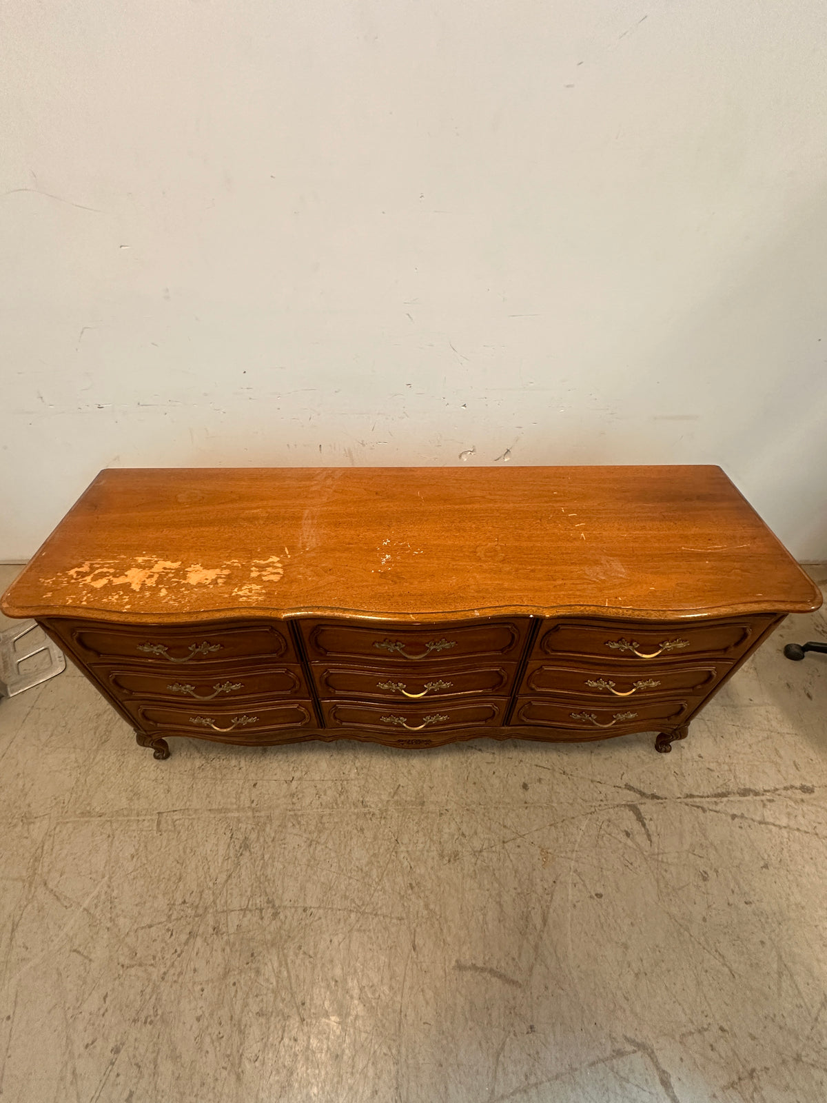 9 Drawer solid wooden dresser