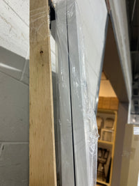 Two Single panel Sliding Door in White