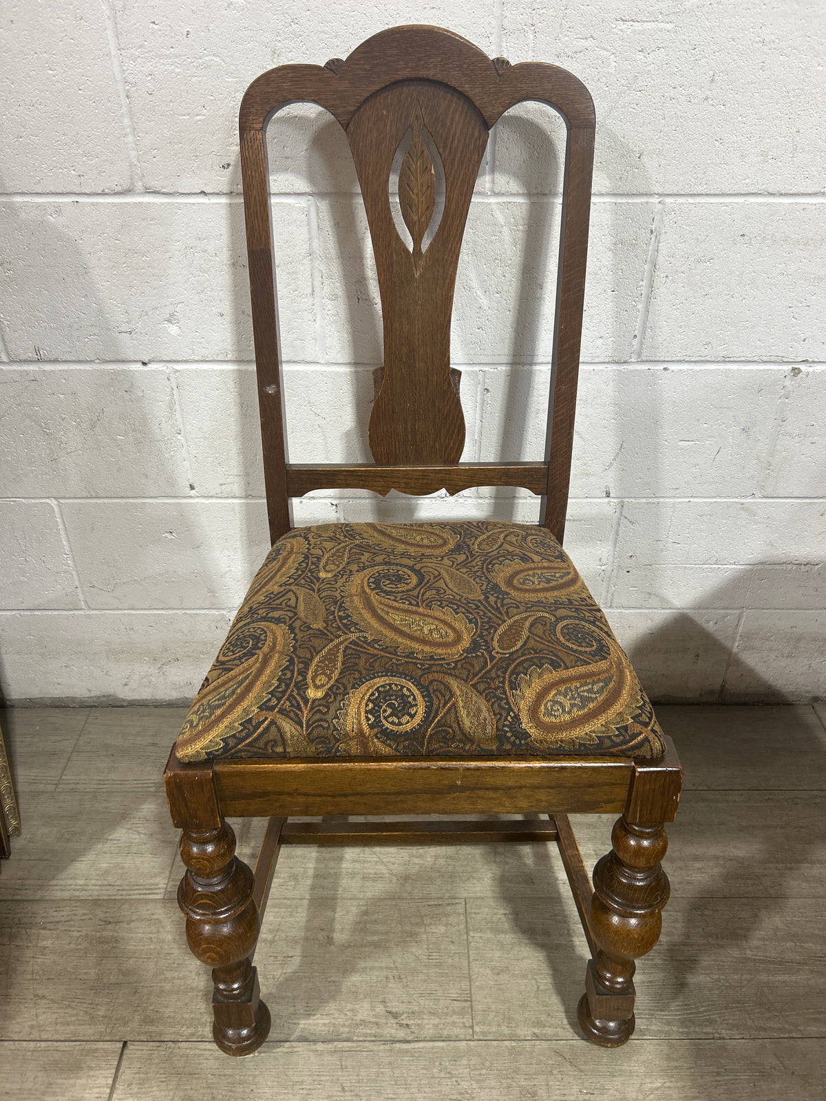 Tudor Dining Set-A table with six chairs
