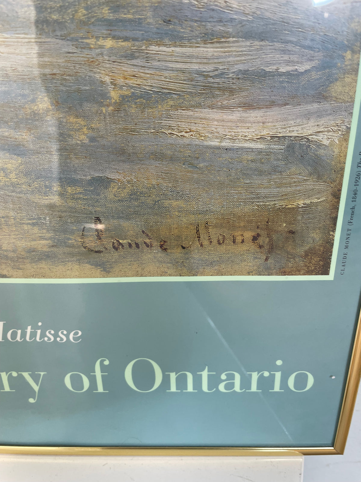 "Le Bateau-atelier" By Claude Monet Framed Print