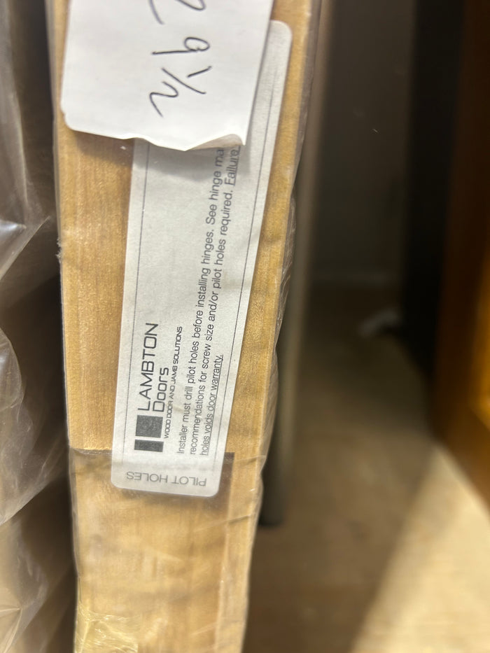 Lambton Raw Light-wood Door
