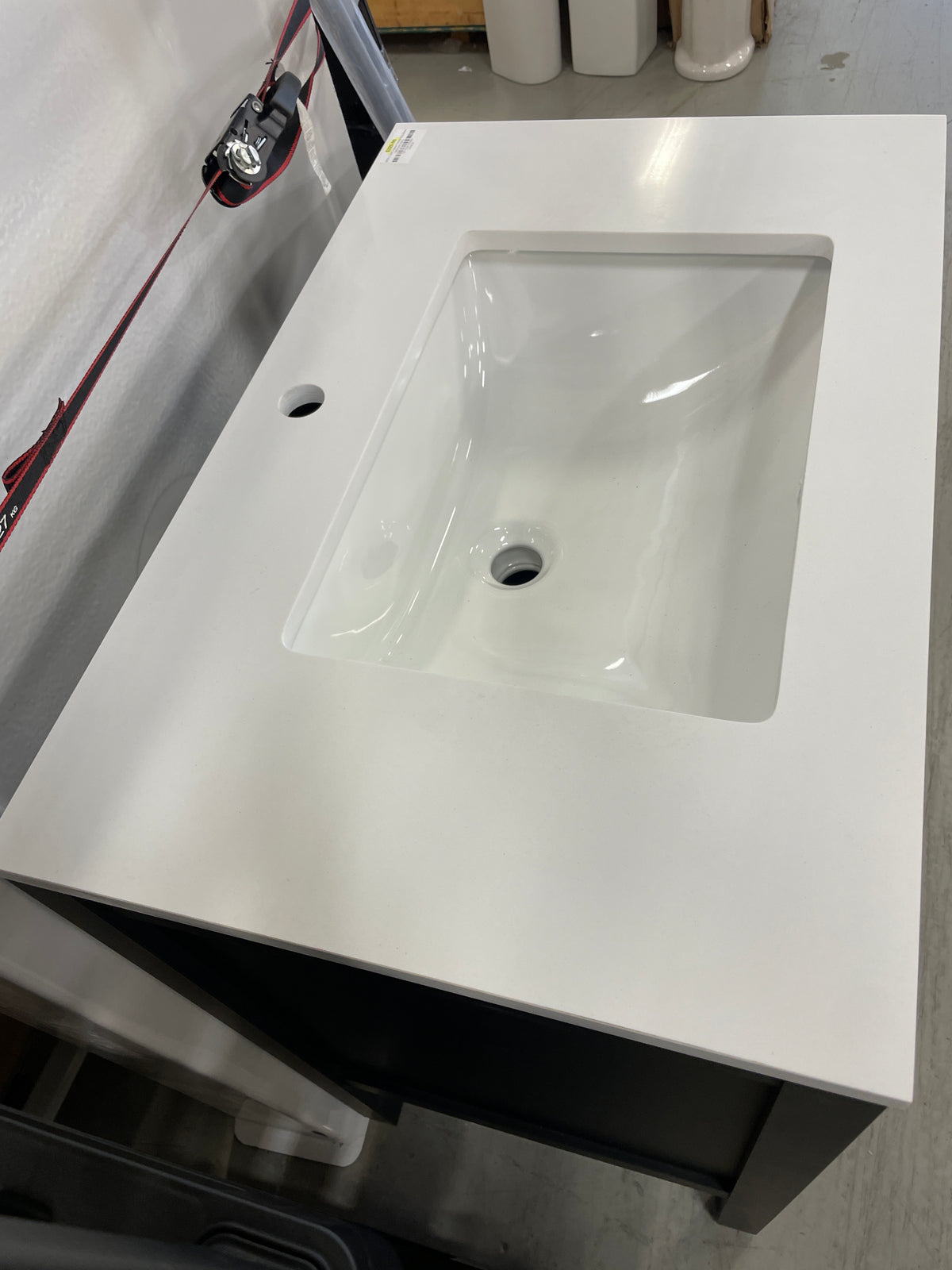 30"W x 19"D Vistara Freestanding Black Bathroom Vanity