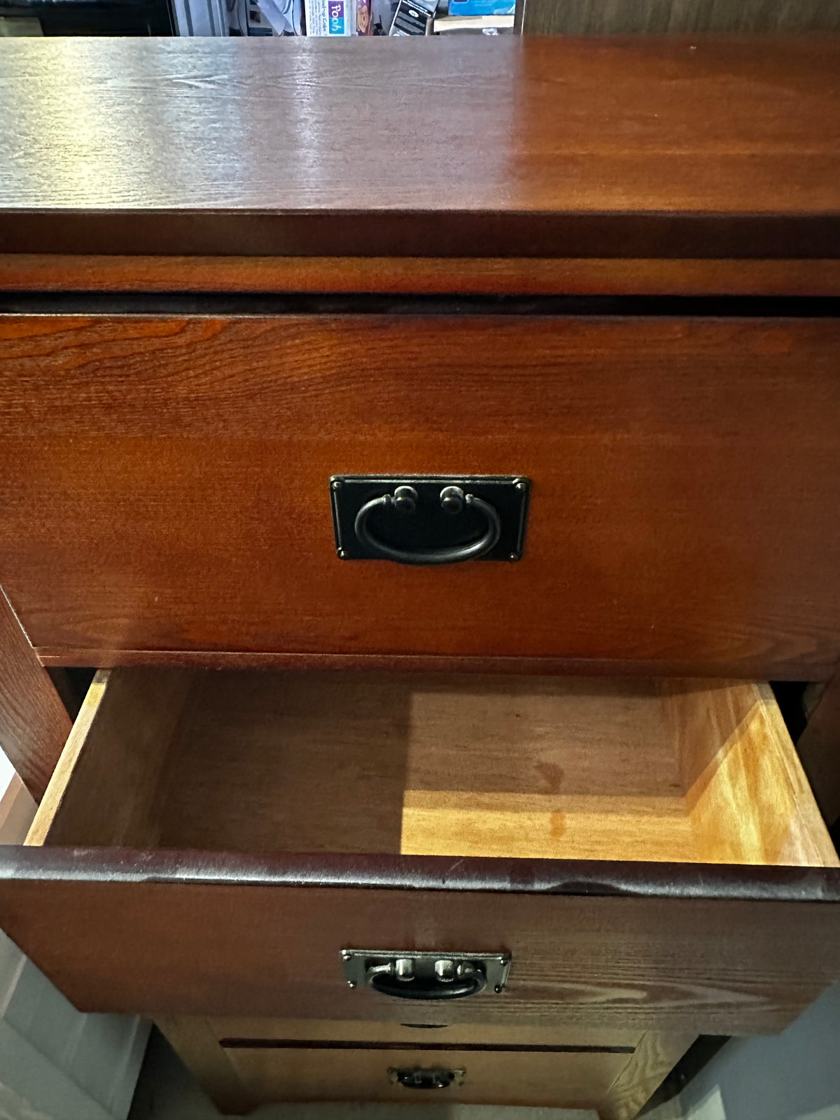 Two-Drawer Mission-Style Nightstand