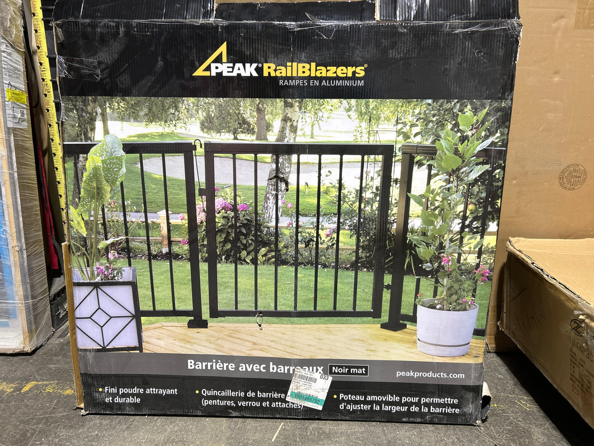 Peak RailBlazers Picket Gate (Black)