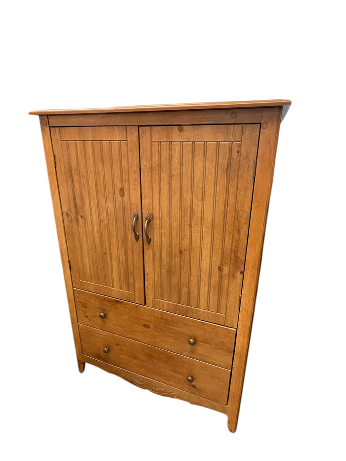 Rustic Solid Wood Armoire