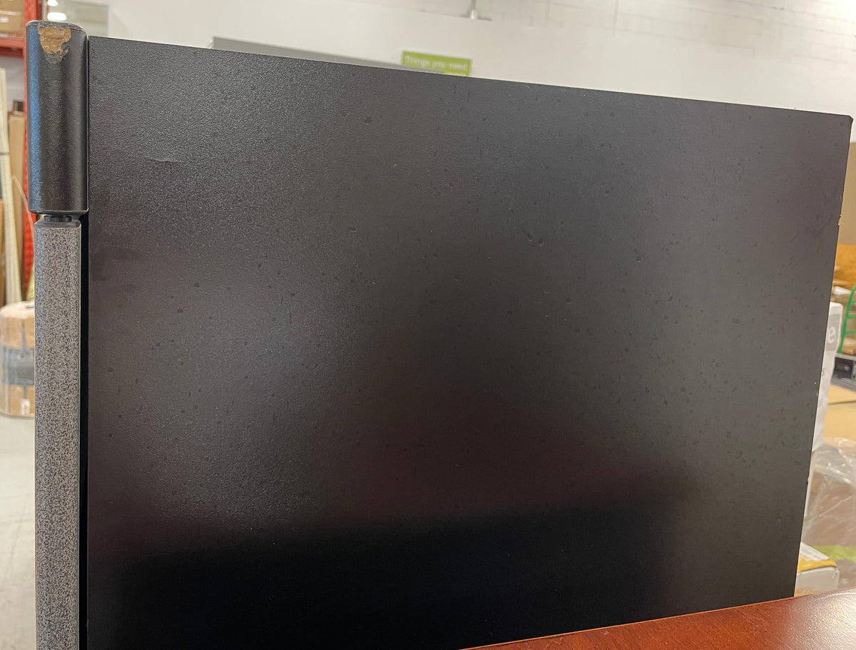Tall Gray Entertainment Unit