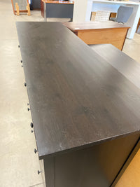 64"W 8-Drawer Dresser in Black