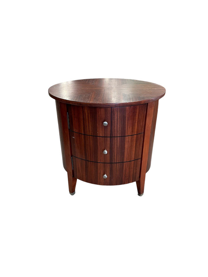 Circular 2-Tier Nightstand