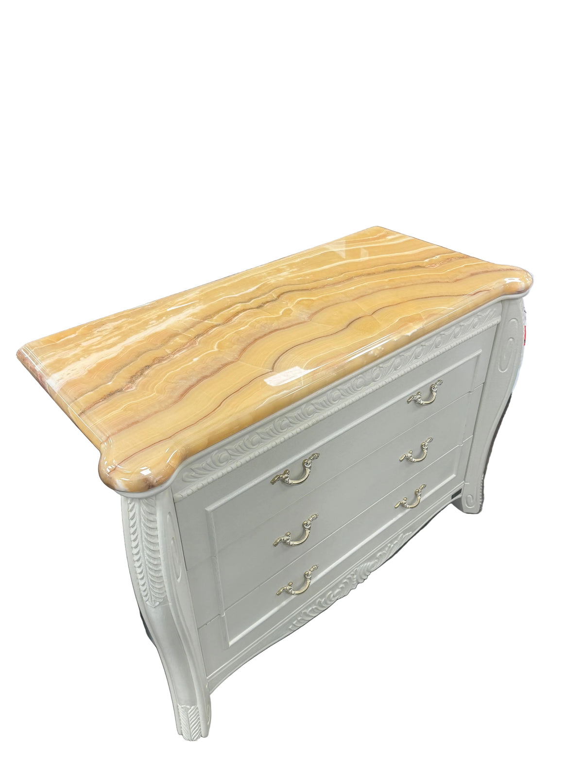 Off-White Traditional Bedside Chest