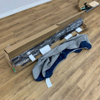 Justina Metal Mattress Foundation in Blue - Small Single 30x75