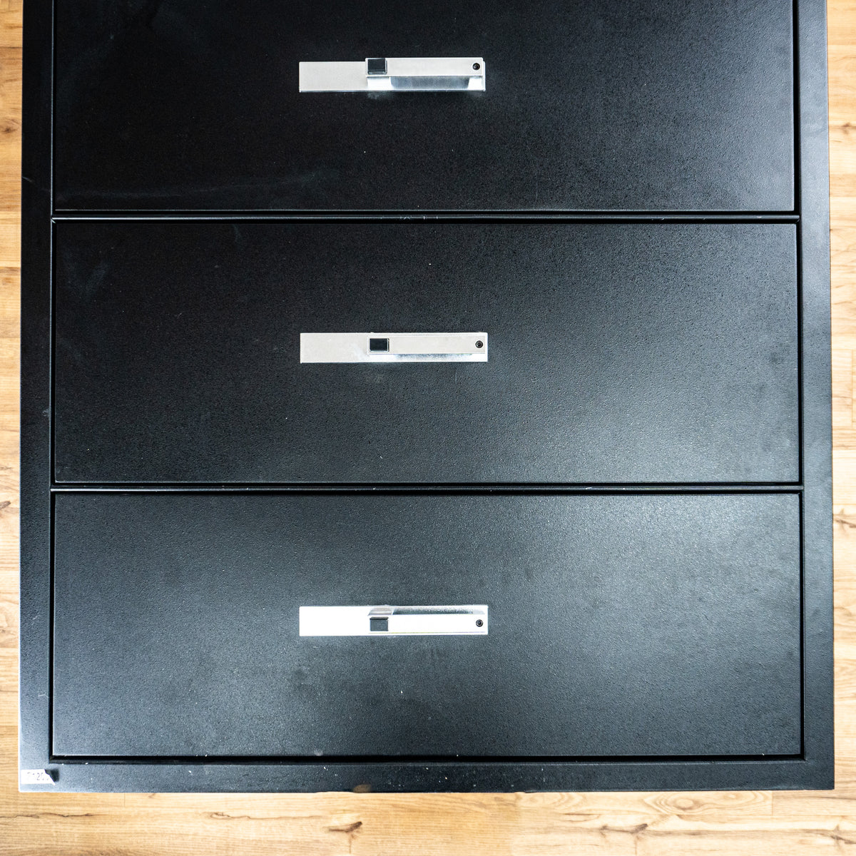 Fire-Resistant 4-Drawer Filing Cabinet in Black, 55" Tall, Anti-Rust Heavy-Gauge Steel