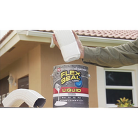 Flex Seal Liquid White, 128 oz. Liquid Rubber Sealant Coating