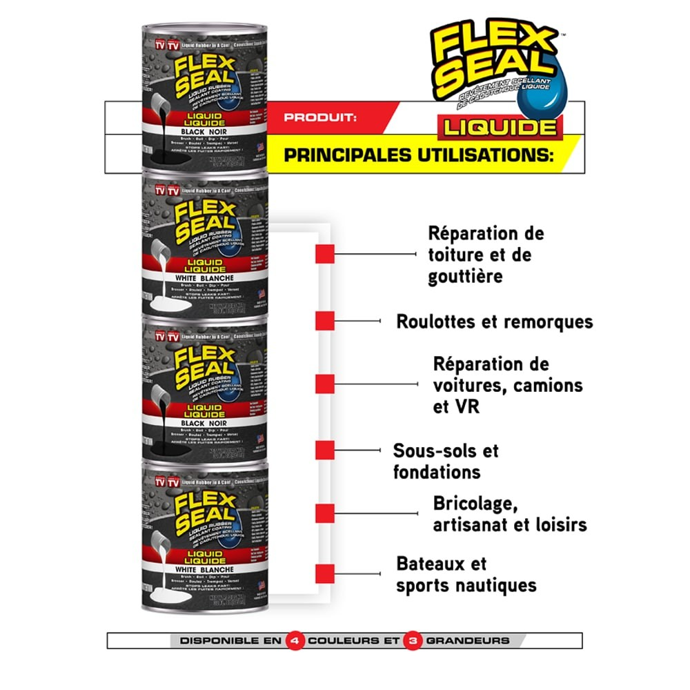 Flex Seal Liquid White, 128 oz. Liquid Rubber Sealant Coating