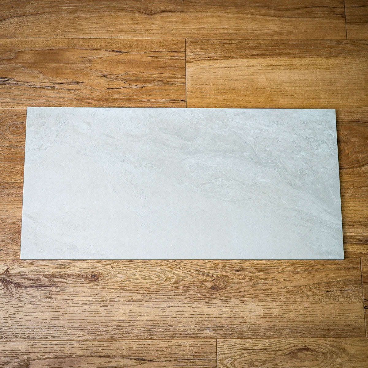 12" x 24" Eterna London Bone Polished Tile in Off-White Marble Finish – 15.50 sq. ft. (8 per box)