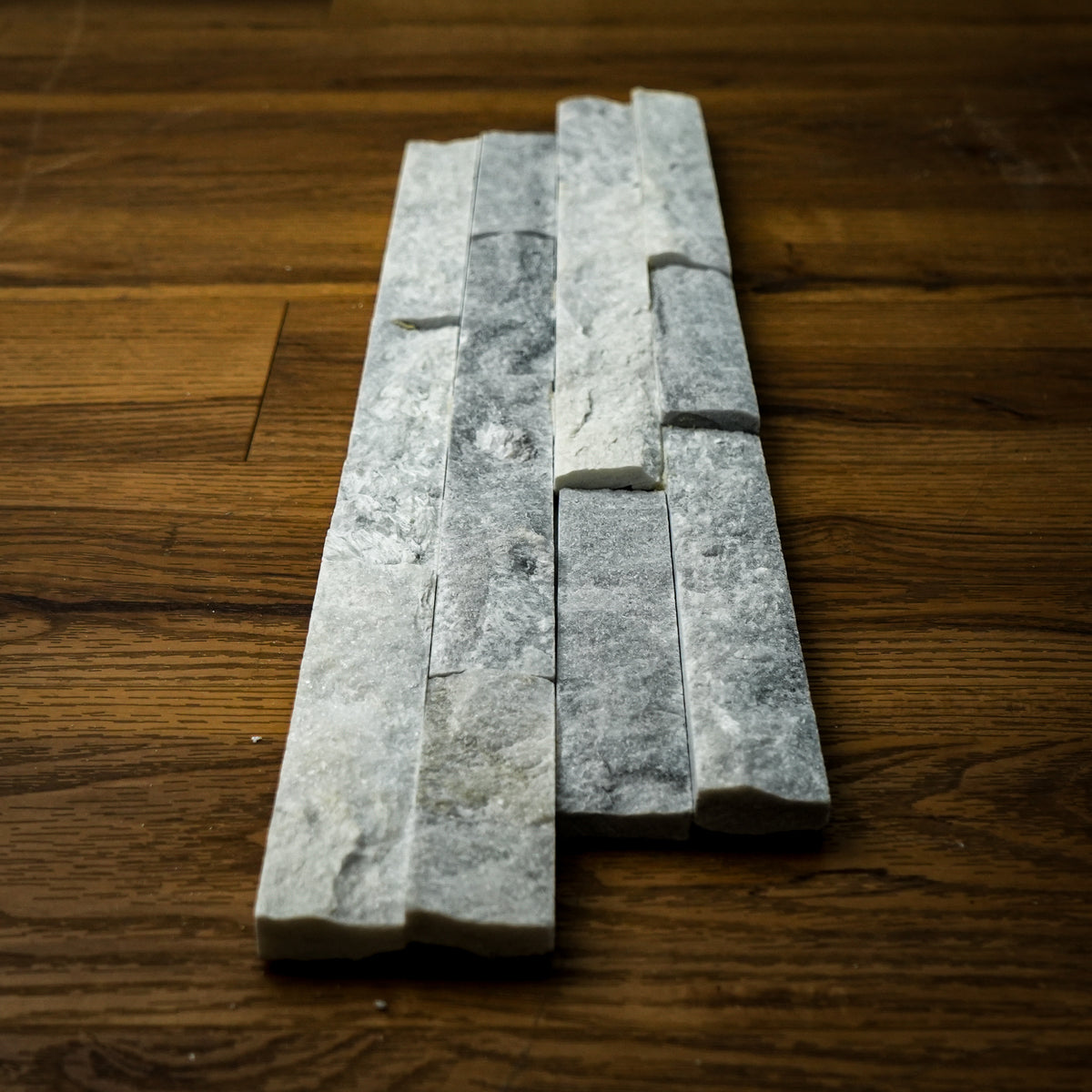 6" x 24" Interlocking Stacked Stone Panels Wall Tile in Alaska Gray 6 Sq. Ft. (6pcs Per Box)