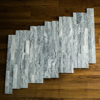 6" x 24" Interlocking Stacked Stone Panels Wall Tile in Alaska Gray 6 Sq. Ft. (6pcs Per Box)