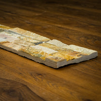 6" x 23" Yellow Stacked Natural Stone Tiles  5.80 sq. ft. (6 per box)